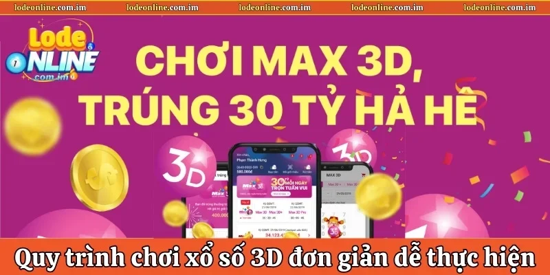 Quy trình chơi xổ số 3D đơn giản dễ thực hiện&nbsp;